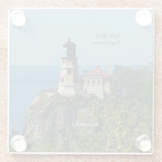 Split Rock Lighthouse Untersetzer (Rückseite)