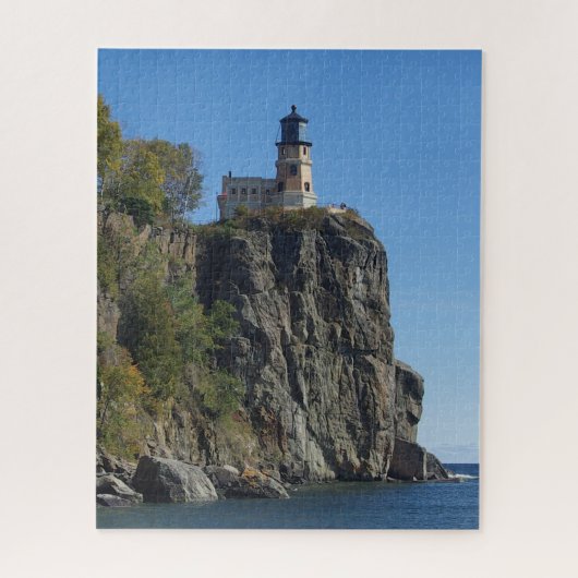 Split Rock Lighthouse vom Strand Puzzle (Vertikal)