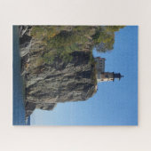 Split Rock Lighthouse vom Strand Puzzle (Horizontal)