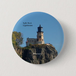 Split Rock Lighthouse vom Strandknopf Button