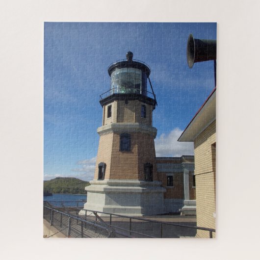 Split Rock Lighthouse von Deck aus Puzzle (Vertikal)