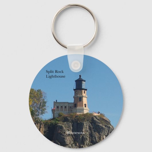 Split Rock Lighthouse von der Strandkette Schlüsselanhänger (Vorderseite)