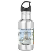 Split Rock Lighthouse Wasserflasche (Vorderseite)