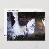 Split Rock während Irene Postkarte (Vorne/Hinten)