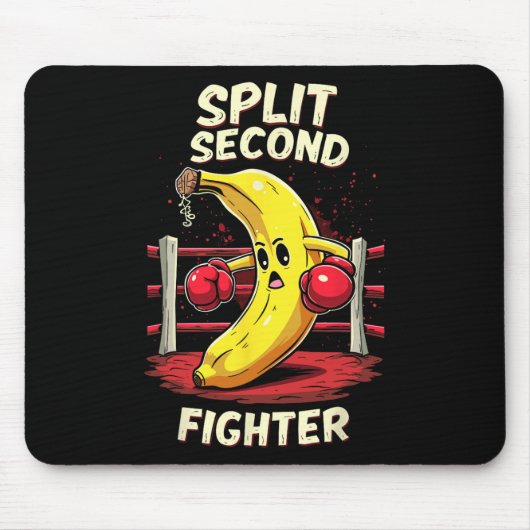 Split Second Fighter Muay Thai Mixed Martial Arts  Mousepad (Vorne)