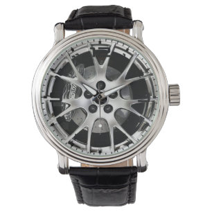 Split Spoke Wheels und Black Brake Men's Watch Armbanduhr
