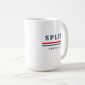 Split Stadt Kroatien Kaffeetasse (VorderseiteRechts)