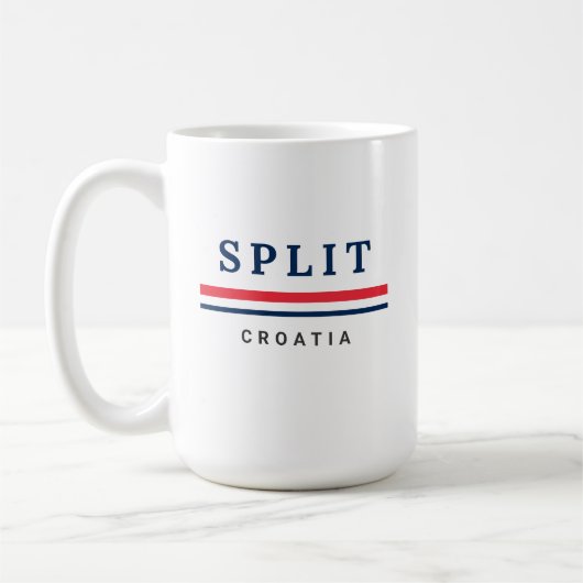 Split Stadt Kroatien Kaffeetasse (Links)