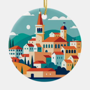 Split Stadt Kroatien Keramik Ornament