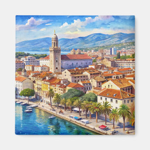 Split Stadt Kroatien Magnet