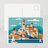 Split Stadt Kroatien Postkarte (Vorne/Hinten)