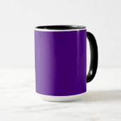 Split Textur Lila Kaffee-Tasse Tasse (VorderseiteRechts)