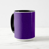 Split Textur Lila Kaffee-Tasse Tasse (Vorderseite Links)