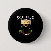 Split the g irish beer st patricks day pub  button (Vorderseite)