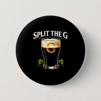Split the g irish beer st patricks day pub button