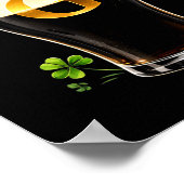 Split the g irish beer st patricks day pub  poster (Ecke)