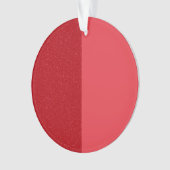 Split Tomato Red Acrylic Ornament - Anpassbar (Vorderseite)
