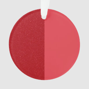 Split Tomato Red Acrylic Ornament - Anpassbar