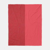 Split Tomato Red Designer Fleece Blanket - Custom (Vorderseite)