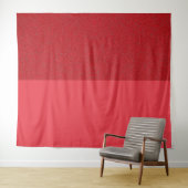 Split Tomato Red Noise Wall Tapestry - Anpassen Wandteppich (Beispiel (Horizontal))