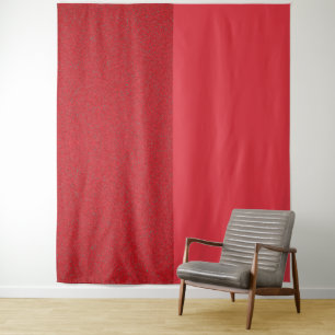 Split Tomato Red Noise Wall Tapestry - Anpassen Wandteppich