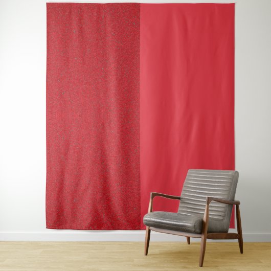 Split Tomato Red Noise Wall Tapestry - Anpassen Wandteppich (Beispiel)