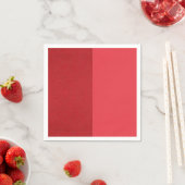 Split Tomato Red Paper Napkin - Bold Duo Design Serviette (Beispiel)