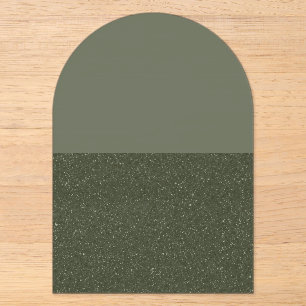 Split-Tone Moosbogen-Acryl-Einladung (individuell) Acryleinladungen