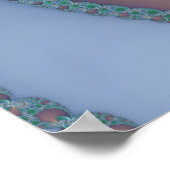 Split Tunnel - Fraktal Poster (Ecke)