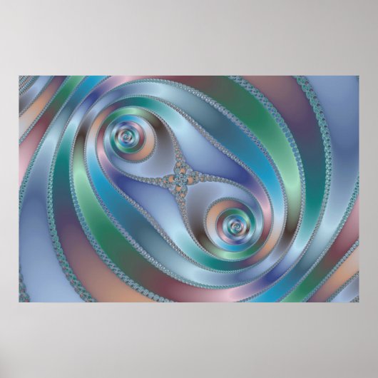 Split Tunnel - Fraktal Poster (Vorne)