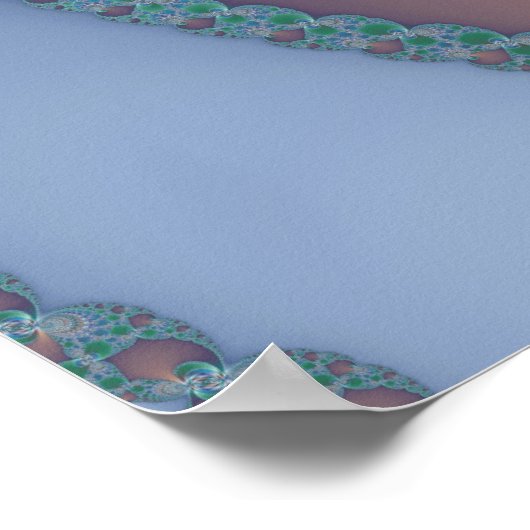 Split Tunnel - Fraktal Poster (Ecke)