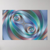 Split Tunnel - Fraktal Poster (Vorne)