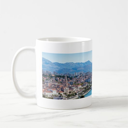 Split und Trogir - Kroatien Kaffeetasse (Links)
