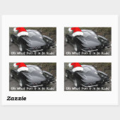 Split Window Rechteckiger Aufkleber (Blatt)