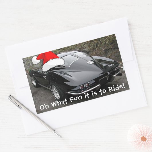 Split Window Rechteckiger Aufkleber (Umschlag)