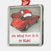 Split Window Silbernes Ornament (Links)