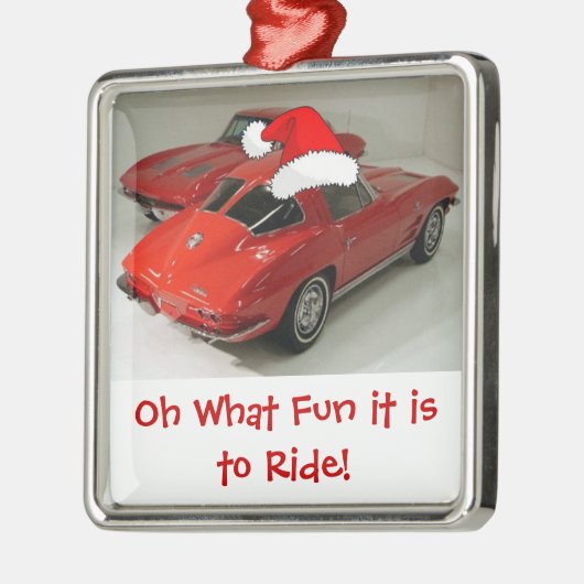 Split Window Silbernes Ornament (Links)