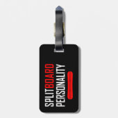 Splitboard-Persönlichkeit Gepäckanhänger (Rückseite vertikal)