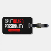 Splitboard-Persönlichkeit Gepäckanhänger (Rückseite horizontal)