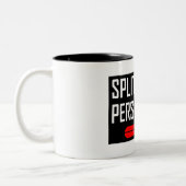 Splitboard-Persönlichkeit Zweifarbige Tasse (Links)