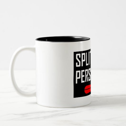 Splitboard-Persönlichkeit Zweifarbige Tasse (Links)
