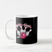 Splits N Giggles Funny Bowling Bowler Bowling Ball Kaffeetasse (Links)