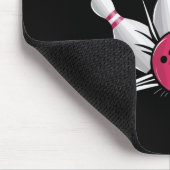 Splits N Giggles Funny Bowling Bowler Bowling Ball Mousepad (Ecke)