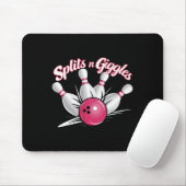 Splits N Giggles Funny Bowling Bowler Bowling Ball Mousepad (Mit Mouse)