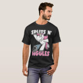 Splits N' Giggles Unicorn Bowling Bowler T-Shirt (Vorne ganz)