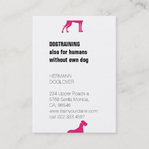 Splitted Deutsche Doggen Visitenkarte