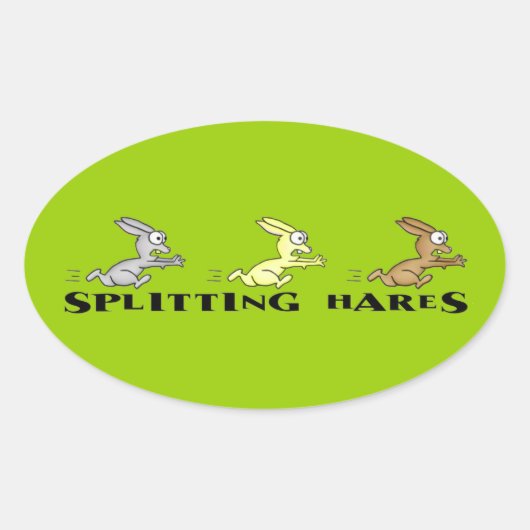 Splitten von Hares Stickers (Vorderseite)