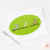 Splitten von Hares Stickers (Umschlag)