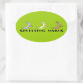 Splitten von Hares Stickers (Tasche)