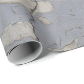Splitter aus schwarzem und weißem Stein Geschenkpapier (Rolleneckpunkt)